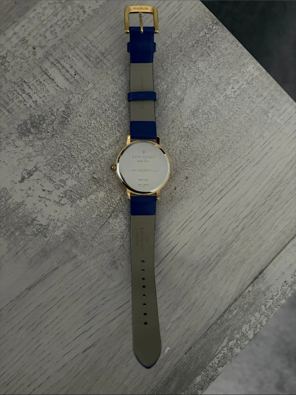 kate spade Blue and Green Peacock-Style Dial Women's Watch